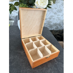 Wooden Compartment Jewellery Box – Three Sizes