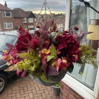 Autumn Harvest Hanging Basket