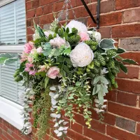 Summer Pastel Hanging Basket