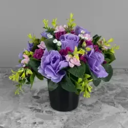 Lavender & Ivory Tribute Pot