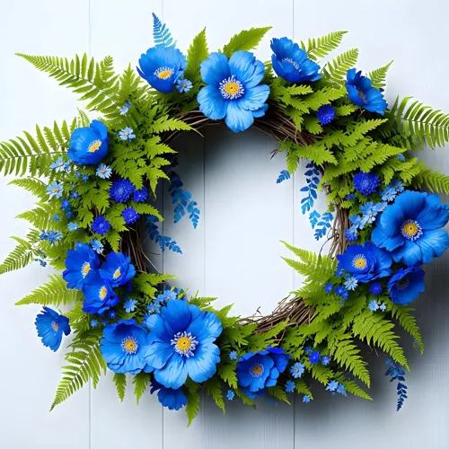 Lavender Meadow Wreath